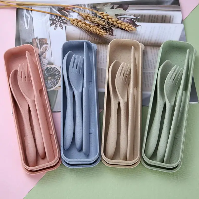 Bamboo Cutlery Travel - Travel Cutlery Set With Case Spoon