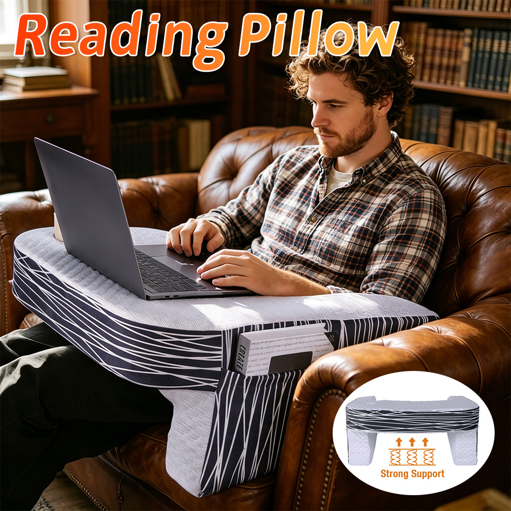 Bamboo Cutlery Travel - Multi-Purpose Memory Foam Lap Desk Pillow