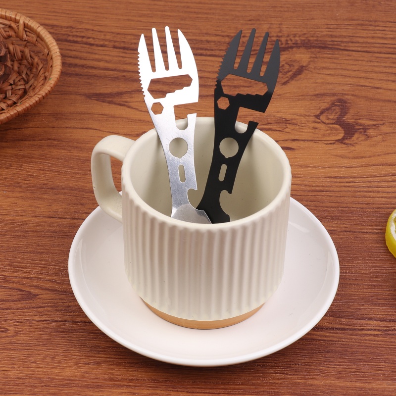 1/5Pcs 10 In 1 Camping Utensil - Bamboo Cutlery Travel ulasan dan harga