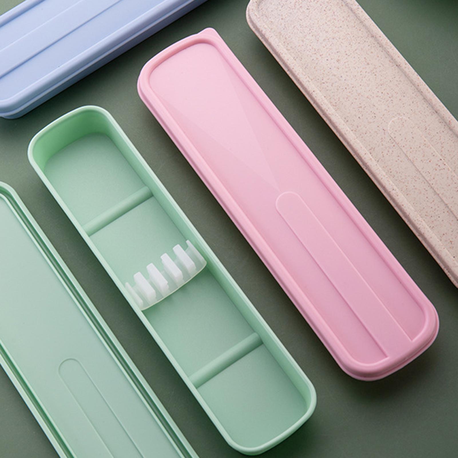 Tableware Box Flatware Organiz - Bamboo Cutlery Travel ulasan dan harga