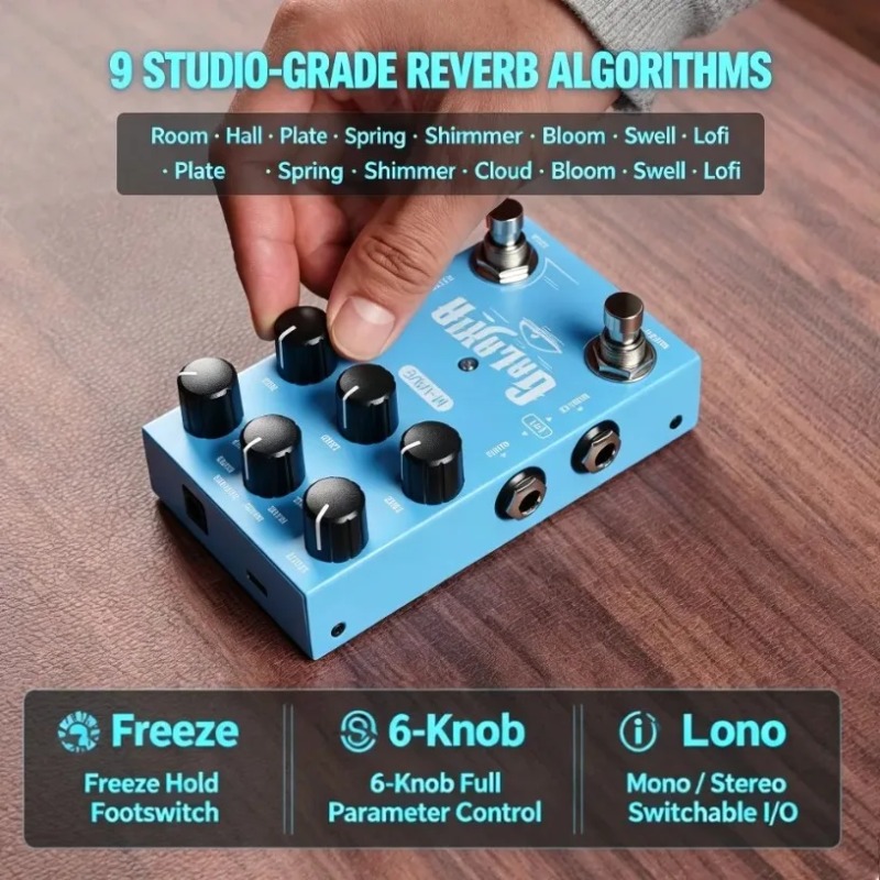 M-VAVE Reverb Guitar Pedal Fre - Sustainable Living Usa ulasan dan harga