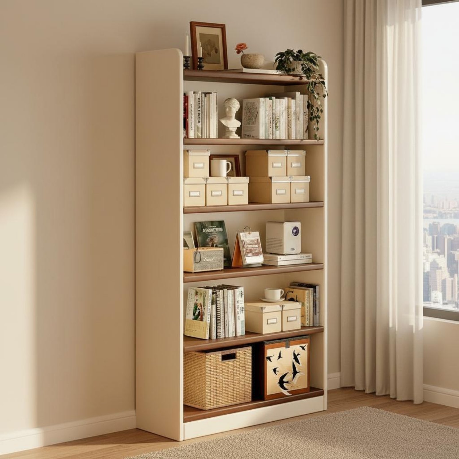 Multi-Tier Book Organizer Larg - Sustainable Living Usa ulasan dan harga