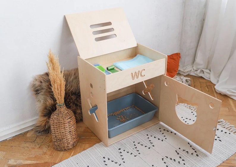 Elegant Bamboo Cat Nest Litter - Sustainable Living House ulasan dan harga