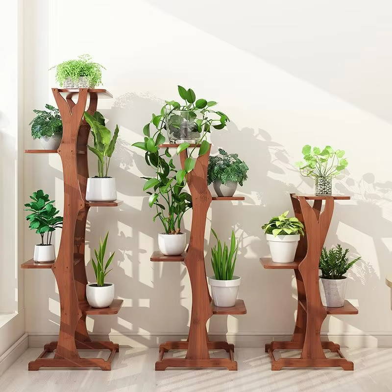 Bamboo Plant Stand Modern Styl - Sustainable Living Usa ulasan dan harga