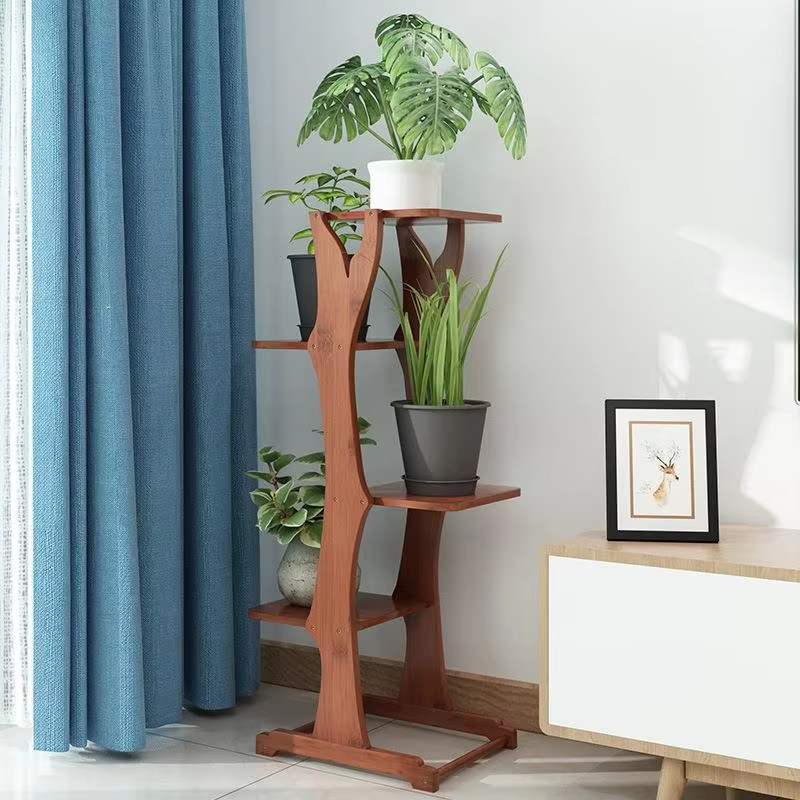 Bamboo Plant Stand Modern Styl - Sustainable Living Usa ulasan dan harga