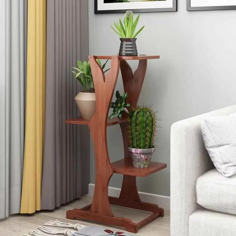 Bamboo Plant Stand Modern Styl - Sustainable Living Usa ulasan dan harga